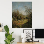 ゴイサーンの廃墟の墓地 ポスター (ホームオフィス)