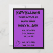 ゴウシグッドタイム –  招待状 (裏面)