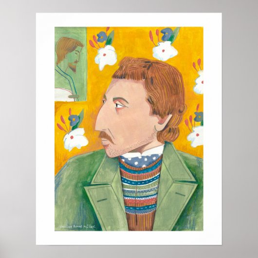 ゴウスタイリッシュグインの質素な画家のポートレット |ポスター ポスター (正面)