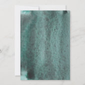 ゴウルの夜のバチェロレッテハロウィンスケルトン 招待状 (裏面)