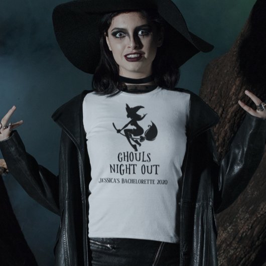 ゴウルの夜の魔女ハロウィーンバチェロレッテ Tシャツ