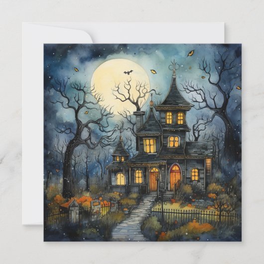 👻🎉ゴウルの夜イン：不気味なソイレ！🎉👻 招待状 (正面)