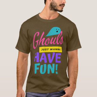 ゴウルはおもしろい、面白いハロウィーン、トリックを持ちたい Tシャツ