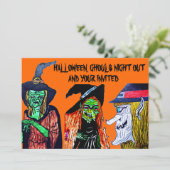 ゴウールズ ナイト アウト ハロウィン パーティー 招待状 (スタンド正面)