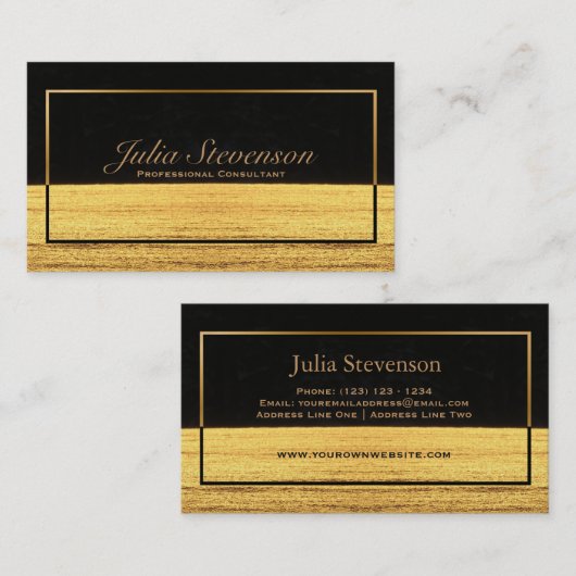 ゴエレガントールデンサンズホライゾン 名刺 (正面/裏面)