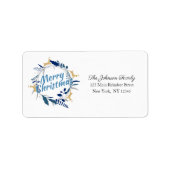 ゴエレガントールデントナイフローラクリスマスリースラ ラベル (正面)