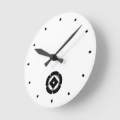 ゴカの爪、 ネイルプーラー ラウンド壁時計 (傾斜)