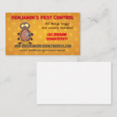 ゴキおもしろいブリ害虫防除事業 名刺 (正面/裏面)