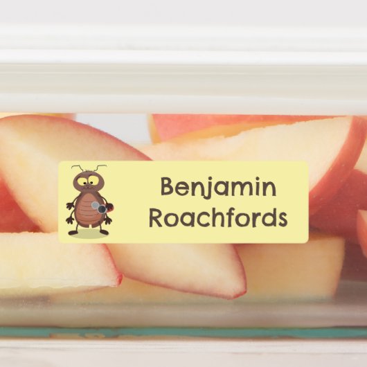 ゴキおもしろいブリ漫画パーソナライズされた文字 ラベル (貼付)