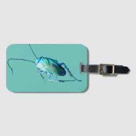 ゴキブリのゴキブリのティール（緑がかった色）と青 ラゲッジタグ