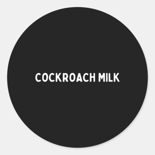 ゴキブリ乳栄養 ラウンドシール (正面)