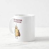 ゴキブリ前向きゴキブリ虫プンマグ コーヒーマグカップ (正面左)