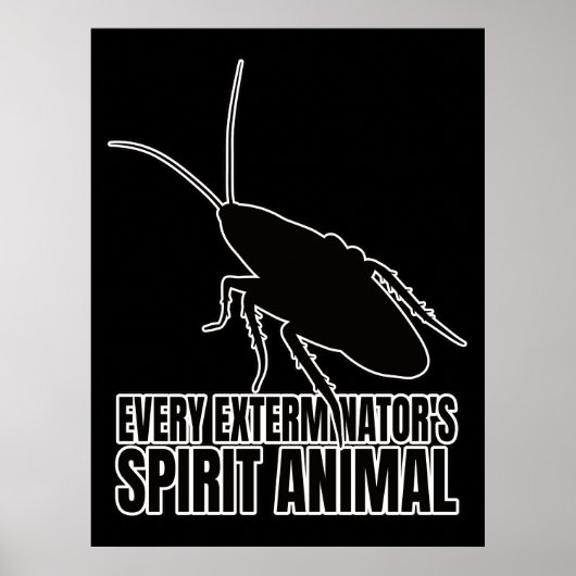 ゴキブリ・ゴキブリ・ローチ – 昆虫学ギーク ポスター (正面)