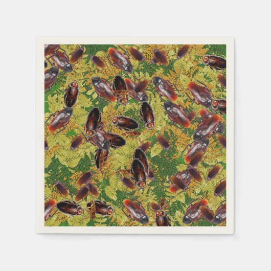 ゴキブリ スタンダードカクテルナプキン (正面)