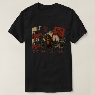 ゴキブリJanta党 - 生き残るために作られたグラフィック Tシャツ