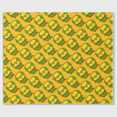 ゴクラクインコ ラッピングペーパー (フラット)