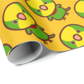 ゴクラクインコ ラッピングペーパー (ロールコーナー)