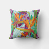 ゴクラクチョウカ属パターン クッション (裏面)