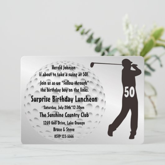 ゴクールルファー誕生日パーティーの招待 招待状 (スタンド正面)