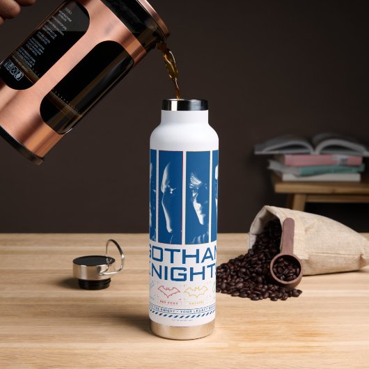 ゴサムナイツ顔パネル ウォーターボトル (コーヒー)