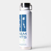 ゴサムナイツ顔パネル ウォーターボトル (背面)