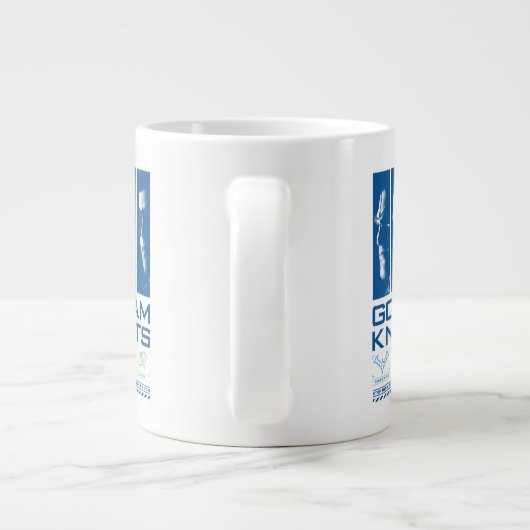 ゴサムナイツ顔パネル ジャンボコーヒーマグカップ (裏面)