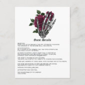 ゴシお洒落ック結婚ス詳細 エンクロージャーカード (正面)