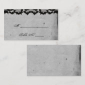 ゴシエレガントックこうもりレースポ結婚ス座席表 プレイスカード (正面/裏面)