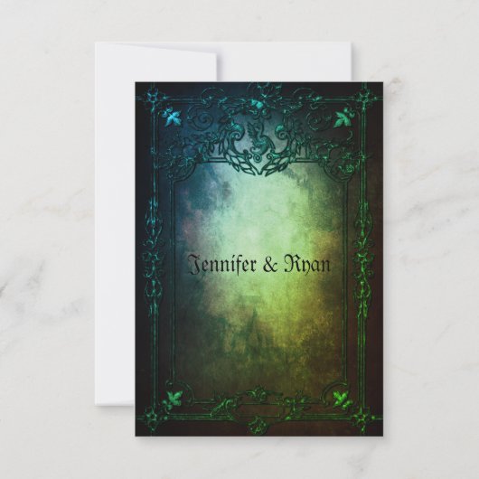 ゴシエレガントック結婚スサンキューカード サンキューカード (裏面)