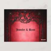 ゴシエレガントック結婚スサンキューカード ポストカード (裏面)