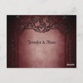 ゴシエレガントック結婚スサンキューカード ポストカード (裏面)