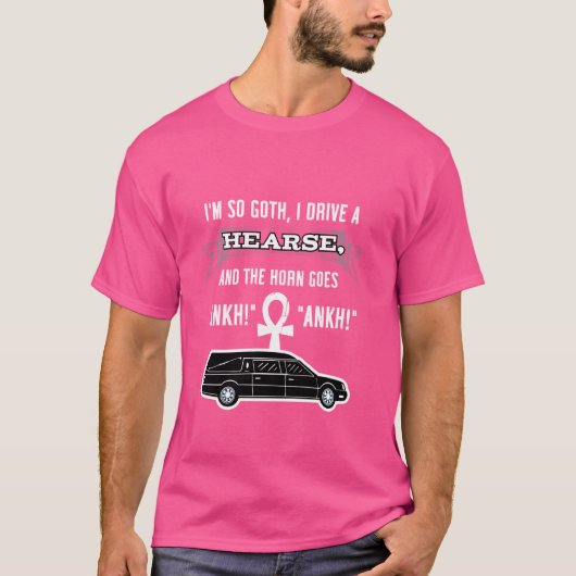 ゴシッおもしろいクとダークオカルトゴシックアートエモサタン Tシャツ (正面)