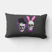 ゴシッおもしろいクのスチームパンカップル ランバークッション (裏面)