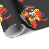 ゴシッおもしろいクのバレンタトゥー ラッピングペーパー (ロールコーナー)