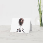 ゴシッおもしろいクウィーナードッグカード カード (正面)