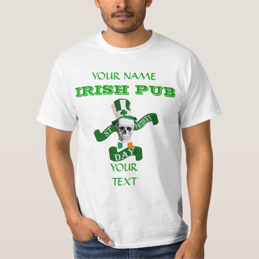 ゴシッおもしろいクスカルセントパトリック Tシャツ (正面)