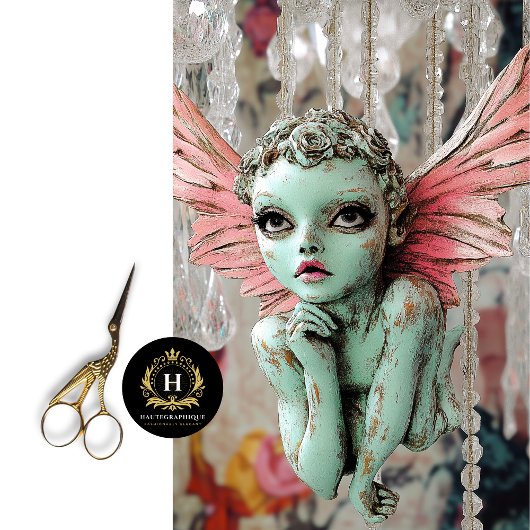 ゴシッお洒落クの妖精の芸術のデコパージュ 薄葉紙