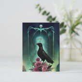 ゴシッお洒落クイラストレーションはがき ポストカード (スタンド正面)