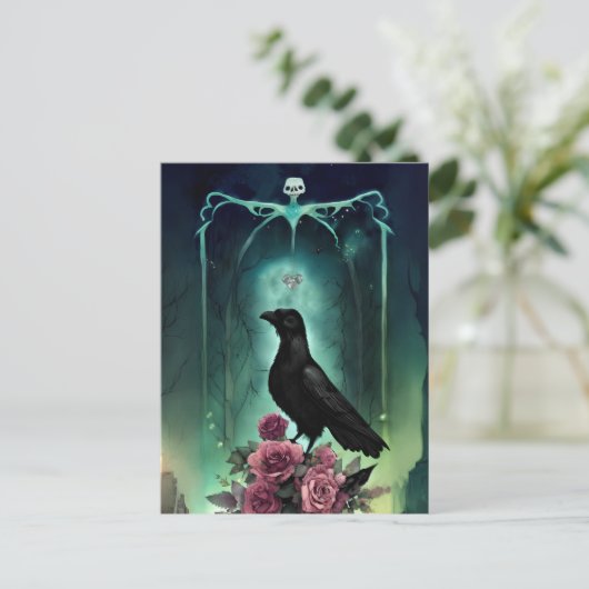 ゴシッお洒落クイラストレーションはがき ポストカード (スタンド正面)