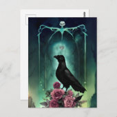 ゴシッお洒落クイラストレーションはがき ポストカード (正面/裏面)