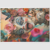 ゴシッお洒落クガーゴイルフローラクラウン蝶 薄葉紙 (正面)