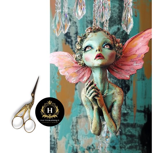 ゴシッお洒落クガーゴイル妖精の切り離し 薄葉紙