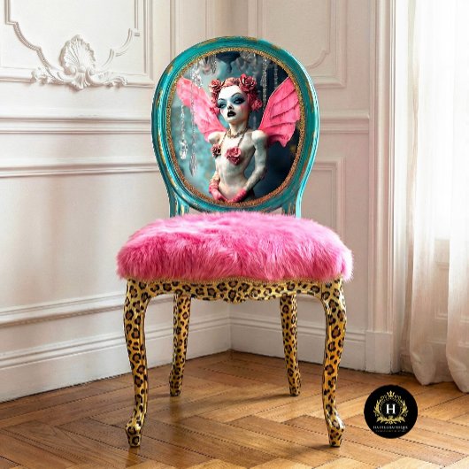 ゴシッお洒落クガーゴイル妖精ピンクの翼 薄葉紙