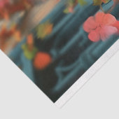 ゴシッよくはしゃぐクガーゴイエレピンクフローラデコパージュ 薄葉紙 (詳細)