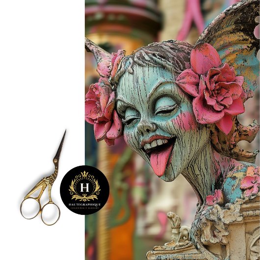 ゴシッよくはしゃぐクガーゴイルフローラクラウンデクページ 薄葉紙