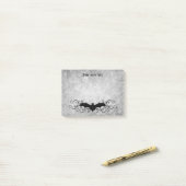 ゴシッエレガントクこうもりはプリントが暗い ポストイット (デスク上)