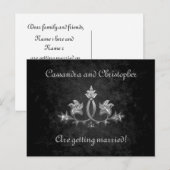 ゴシッエレガントクなダークロマンスはデートを救う 案内ポストカード (正面/裏面)