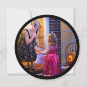 ゴシッエレガントクのハロウィンメリーの右家族の写真 シーズンカード (裏面)