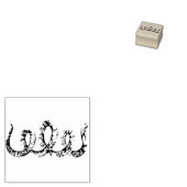 ゴシッエレガントクカッコいいスネークスケッチオーナメント ラバースタンプ (押印)