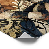 ゴシッエレガントクガール&レイヴンインバラガーデン ポスター (角)